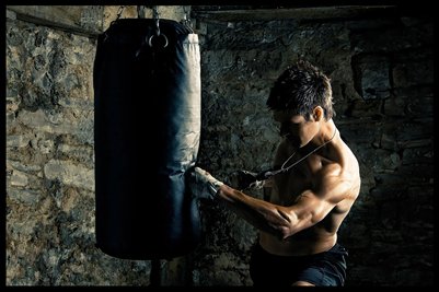 Heavy Bag Motivation 12x18 Poster