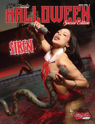 Atomic Beauties Magazine: Halloween Special Edition 2025 Vol 7 - Siren Cover