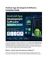 Android App Development Software: Complete Guide