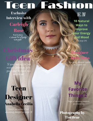 Teen Fashion Magazine, Dec.2017