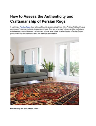 Persian Rugs In Dubai