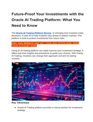   Oracle AI Trading Reviews™ | The OFFICIAL App Site[2025]-Revolutionizing the Future of Automated Trading !!