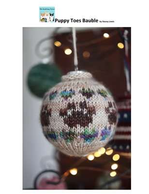 Puppy Toes Bauble by Stacey Lewis
