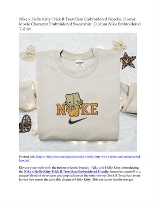  Nike x Hello Kitty Trick R Treat Sam Embroidered Hoodie