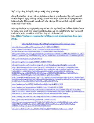 Ngữ pháp tiếng Anh giúp nâng cao kỹ năng giao tiếp