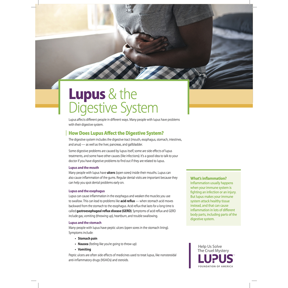 Lupus and the Digestive System Plain Language (50 PK) 170052