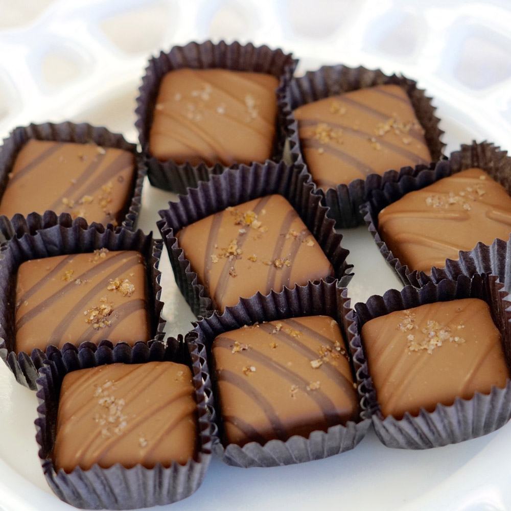 Vegan Salted Chocolate Caramels 200479 Farm Sanctuary