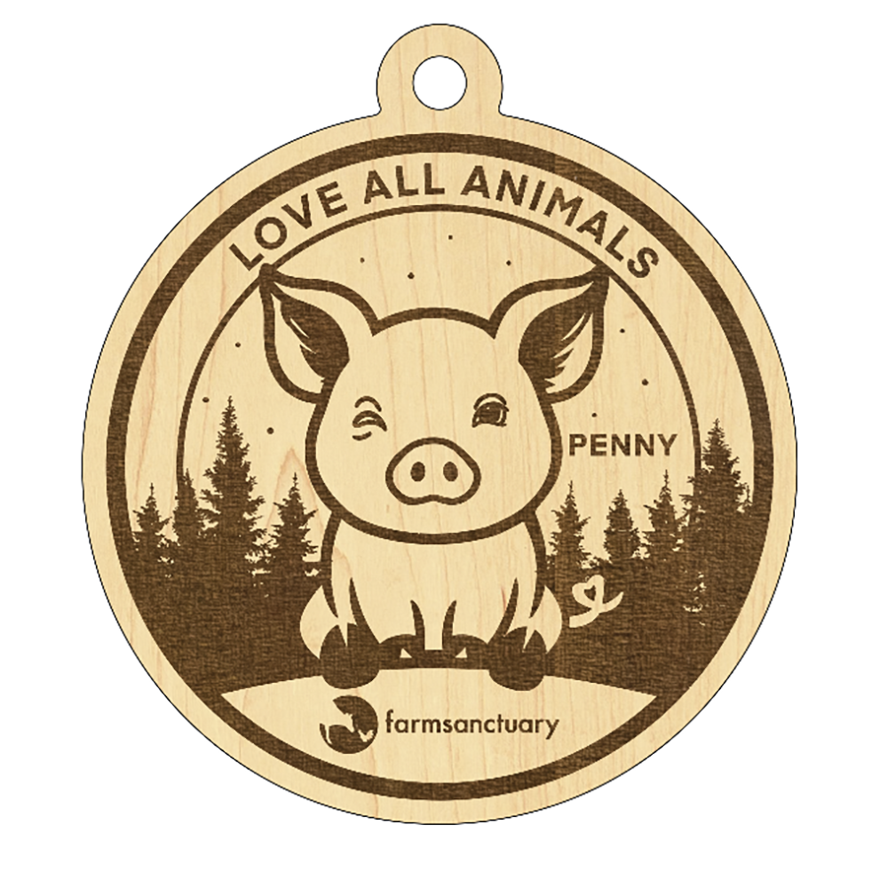 Penny Pig Ornament 