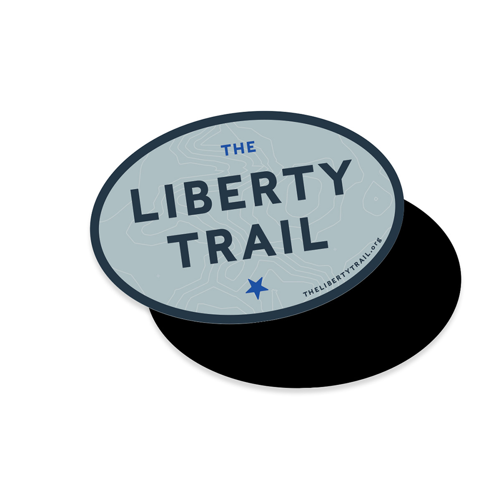 Oval Magnet - The Liberty Trail 