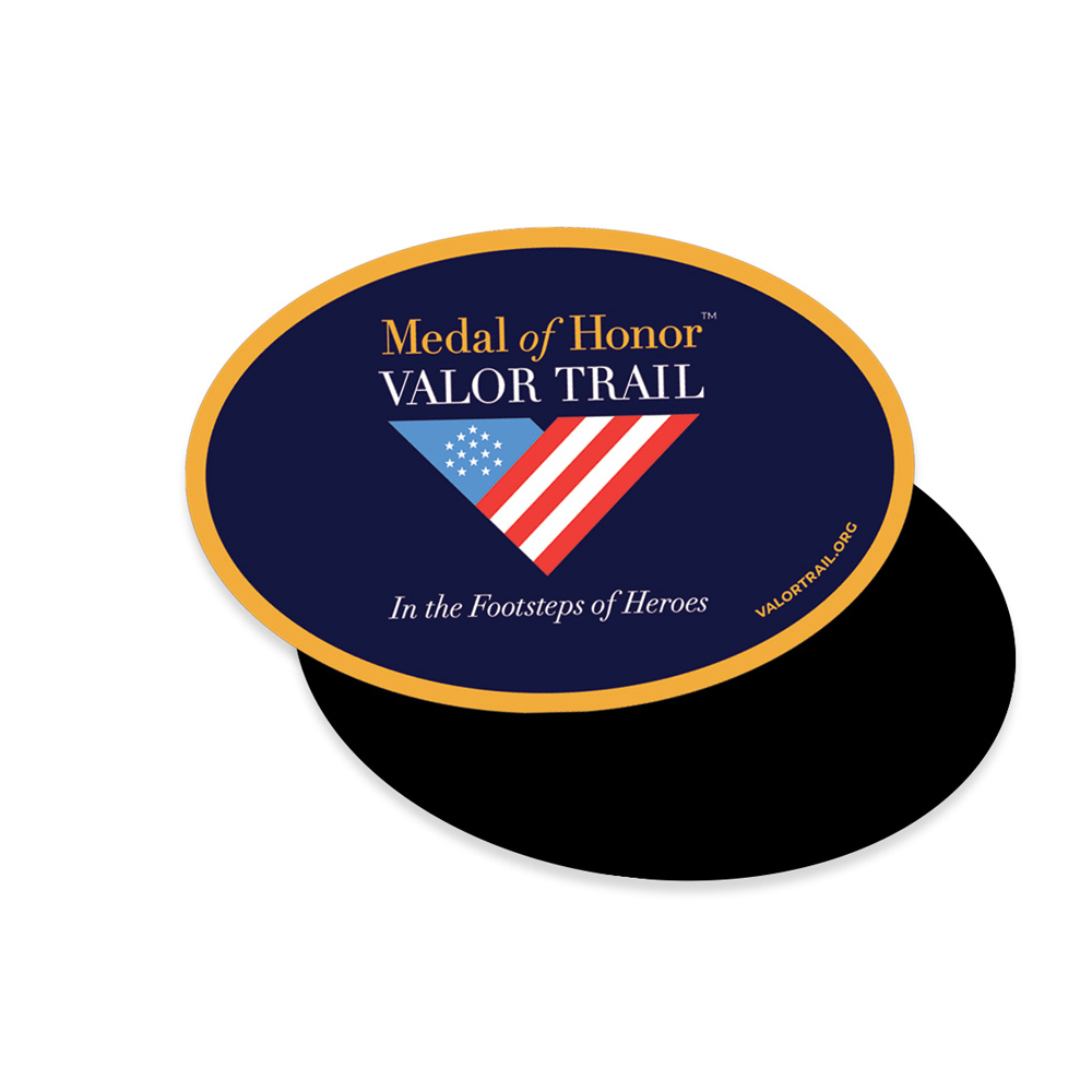 Oval Magnet - The Medal of Honor Valor Trail 
