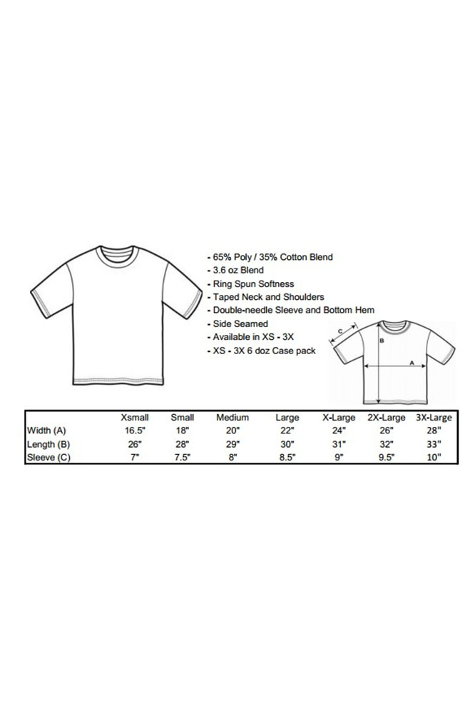 unisex infant tmf logo tee made in usa travis manion durable goods chart