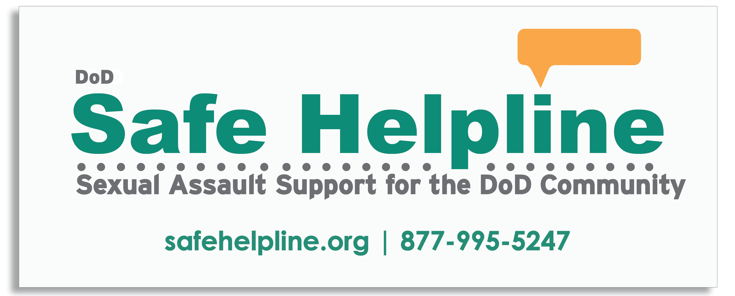 Safe Helpline Rectangular  Banner (Logo) Safe Helpline
