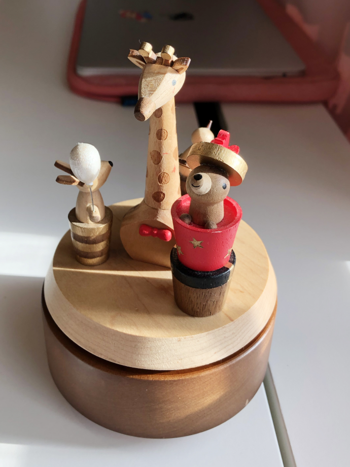 [ 25] 파피루스 뮤직박스 Papyrus wooden music box HeyKorean '사고팔기' 전 세계 중고장터