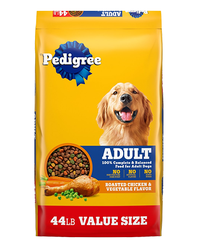 Picture of Pedigree Complete Nutrition Adult Roasted Chicken and Vegetable Flavor - 44 lb Value Size Dry Dog Food