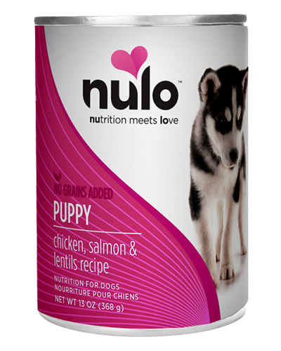 Picture of Nulo Paté Puppy Chicken, Salmon & Lentils Recipe for Puppies 13 oz
