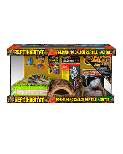 Picture of ZooMed Labs Reptihabitat Snake Kit - 40 Gallon
