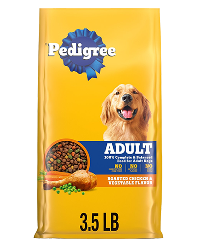 Picture of Pedigree Complete Nutrition Adult Roasted Chicken and Vegetable Flavor - 3.5 lb Dry Dog Food