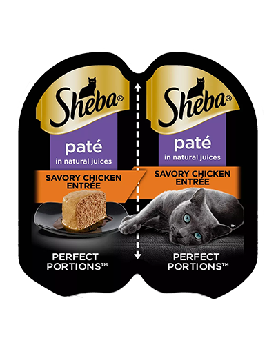 Picture of Sheba Perfect Portions Pate in Natural Juices Savory Chicken Entrée - 2.64 oz Wet Cat Food