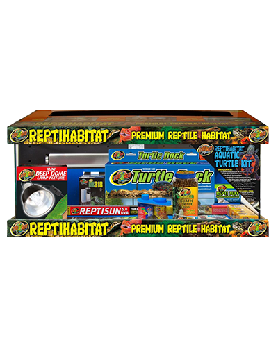 Picture of ZooMed Labs Reptihabitat Aquatic Turtle Kit - 20 Gallon