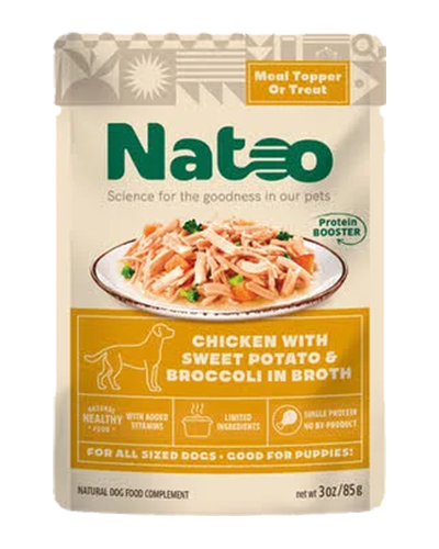 Picture of Natoo Limited Ingredient Diet Sweet Potato and Broccoli Meal Topper - 3 oz Wet Dog Food