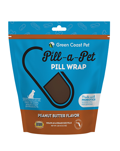 Picture of Green Coast Pill a Pet Pill Wrap Peanut Butter Flavor - 60 ct