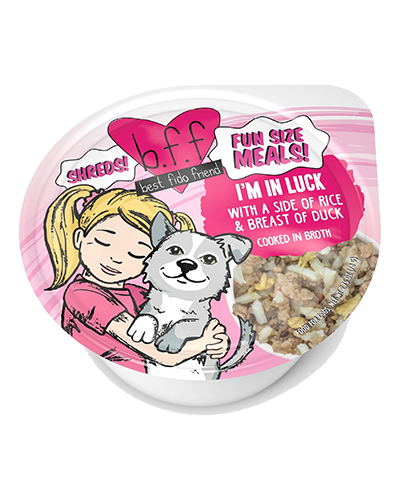 Picture of Weruva Bff Shreds Fun Size Meals Im in Luck - 2.75 oz Wet Dog Food