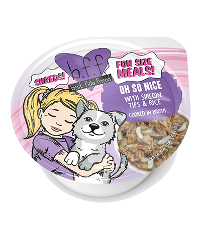Picture of Weruva BFF Shreds Fun Size Meals Oh So Nice - 2.75 oz Wet Dog Food