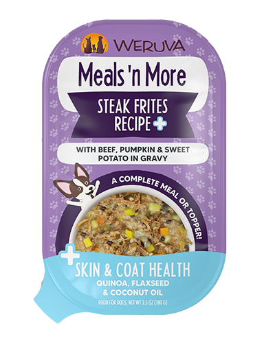 Picture of Weruva Meals n More Steak Frites Recipe - 3.5 oz Wet Dog Food
