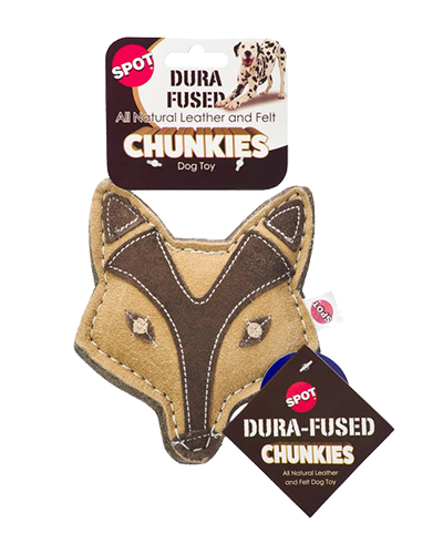 Picture of Spot Dura Fused Chunkies Fox - Dog Toy