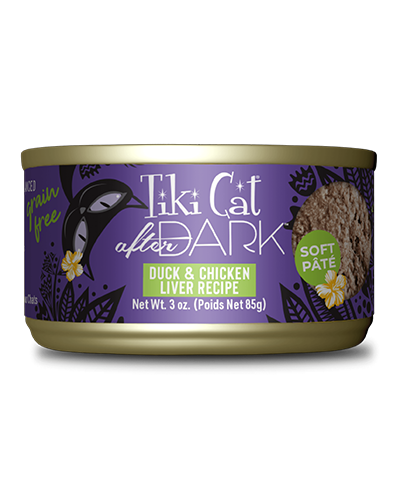 Picture of Tiki Cat After Dark Pate Duck and Chicken - 3 oz Wet Cat Food