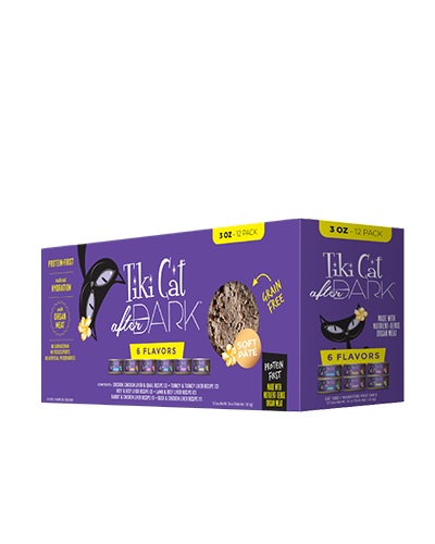 Picture of Tiki Cat After Dark Pate Variety Pack - 12 Ct Wet Cat Food