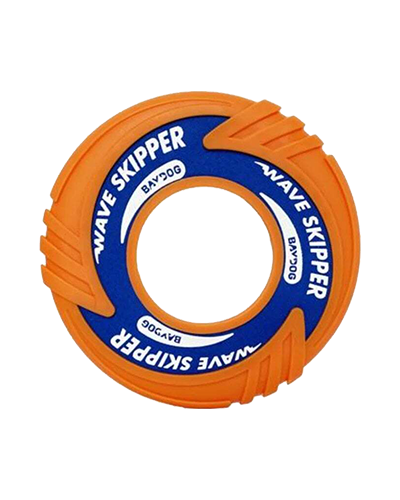Picture of Baydog Wave Skipper Frisbee Orange - Dog Toy