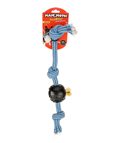 Picture of Mammoth 3 in Tirebiter Ball with Treat Station - Dog Toy