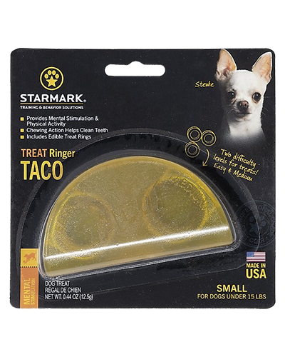 Picture of Starmark Treat Ringer Taco Small - Dog Toy
