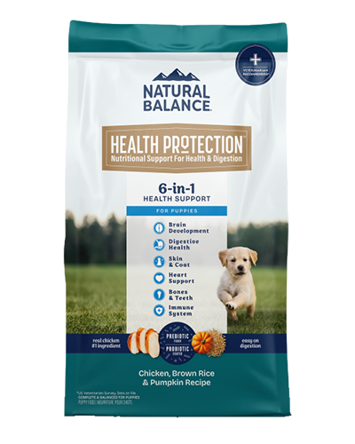 Picture of Natural Balance Health Protection 6 in 1 Support for Puppies Chicken, Brown Rice and Pumpkin - 4 lb Dry Puppy Food