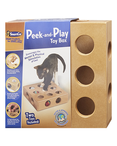 Picture of SmartCat Peek and Play Box - Cat Toy