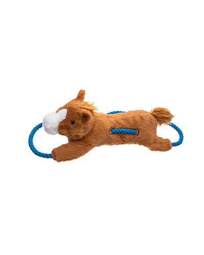 Picture of Growl Haystackerz Brown Hayride Horse - Dog Toy
