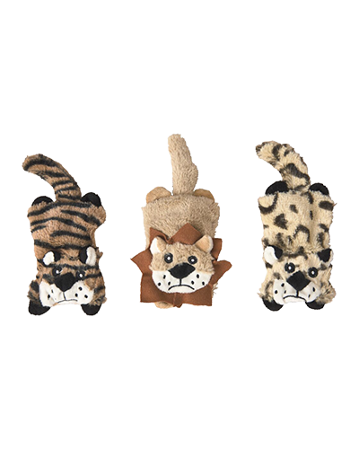 Picture of Spot Lil Spot Assorted Colored Flat Cat - 5 in Dog Toy