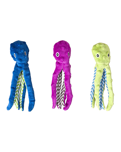 Picture of Spot Lil Spots Assorted Colored Octopus - 8 in Dog Toy