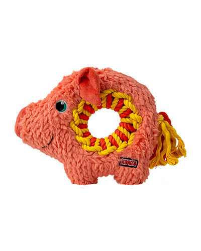 Picture of Kong Ringarooz Pig - Dog Toy