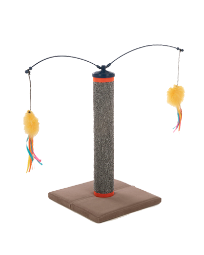 Picture of SmartyKat Scratch 'n' Spin Post - Cat Toy