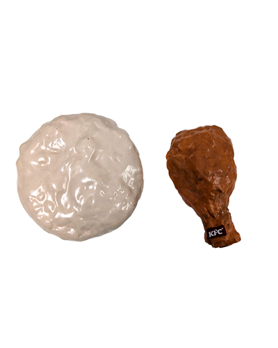 Picture of Spot Kentucky Fried Chicken Vinyl Biscuit and Drumstick - 2 Pack 3 in Dog Toy