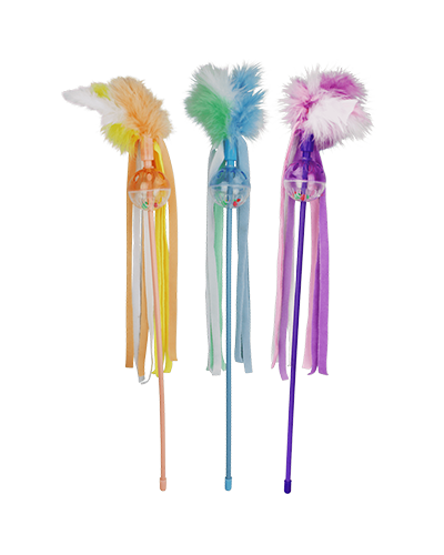 Picture of MultiPet Lattice Ball Teaser Wand - Cat Toy