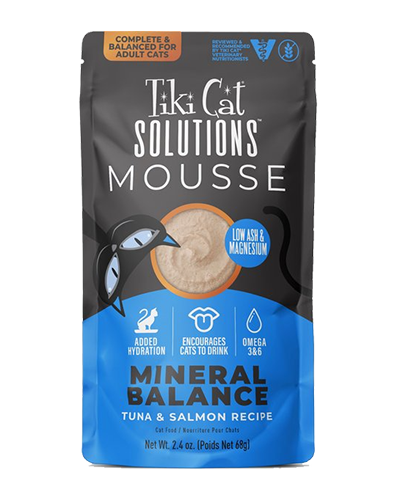 Picture of Tiki Cat Solutions Mousse Mineral Balance with Tuna and Salmon - 2.4 oz Wet Cat Food