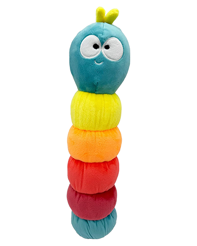 Picture of Huxley and Kent Fetchies Caterpillar - 9 in Dog Toy