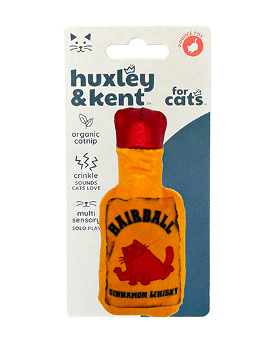 Picture of Huxley & Kent Hairball Cinnamon Whiskey - Cat Toy