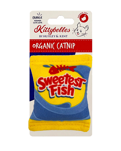 Picture of Huxley & Kent Kittybelles Catnip Sweetest Fish - Cat Toy