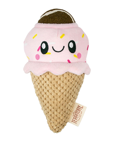 Picture of Original Territory 2 in 1 Ice Cream - 8 in Dog Toy