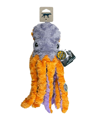 Picture of Tall Tails Octopus Rope with Crinkle Squeaker - 14 in Dog Toy