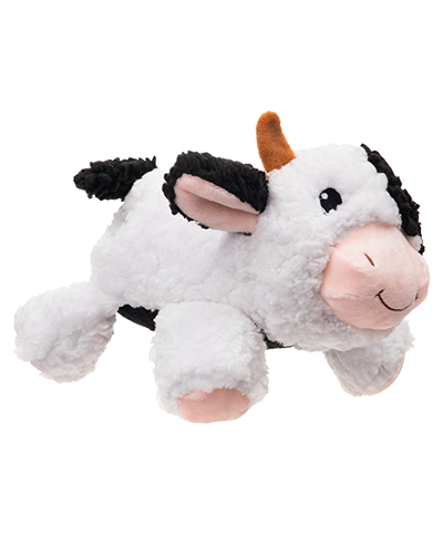 Picture of Growl Fuzzaroos Coco the Cow - 9 in Dog Toy